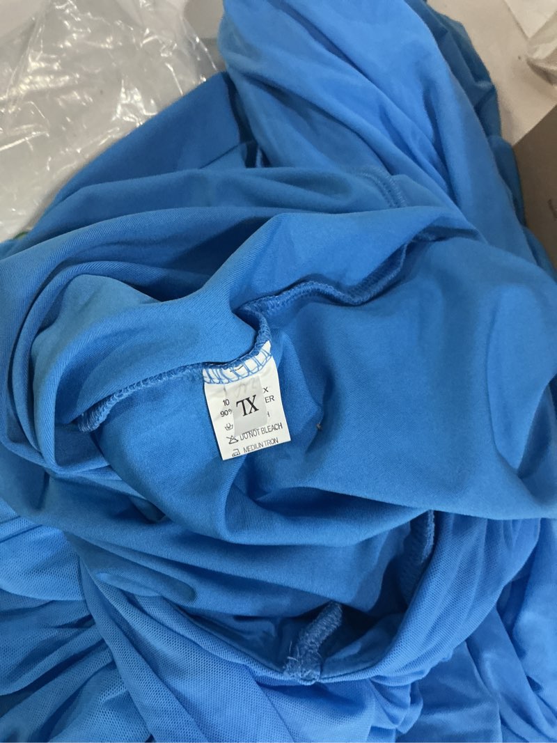 Condition photo showing Good Condition for ( size xl ) lagshian women's elegant formal long dress one shoulder sleeveless ruched bodycon evening dress