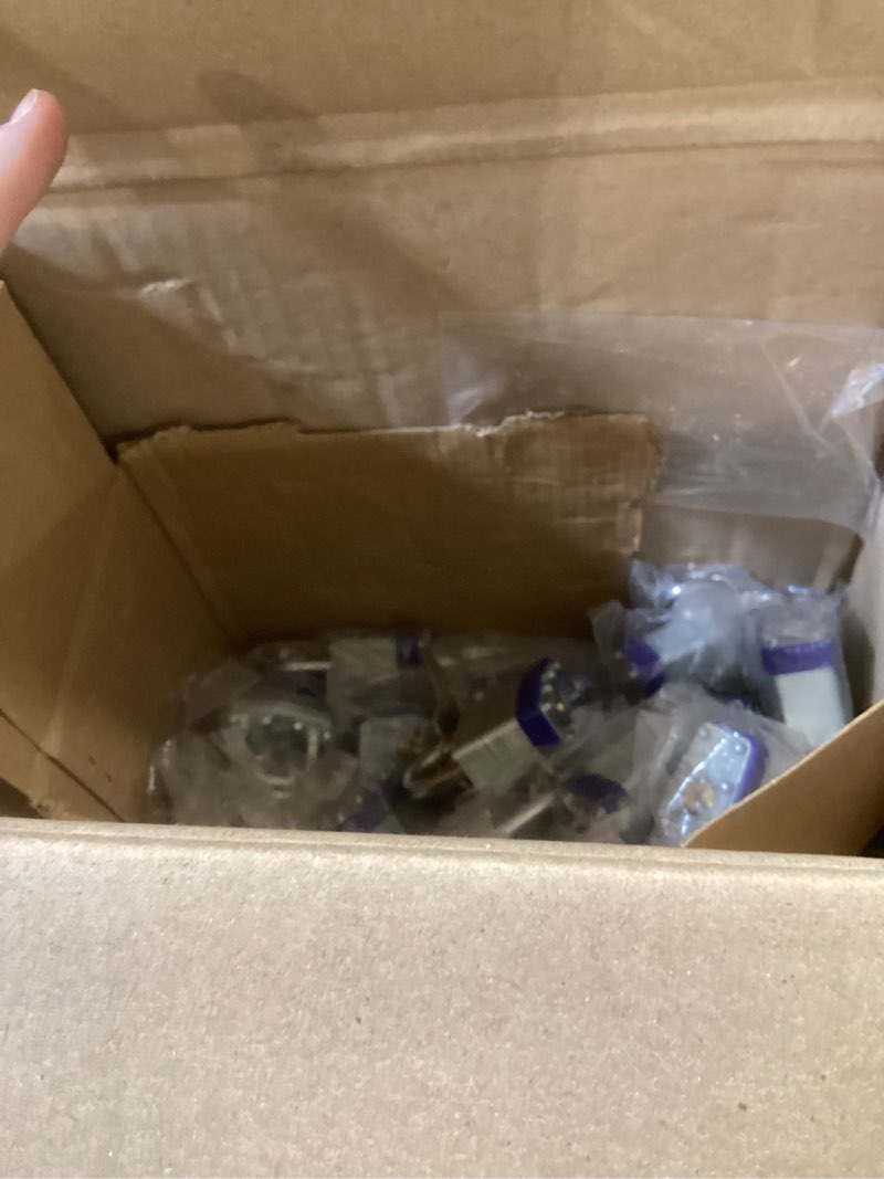 Condition photo showing Good Condition for padlocks keyed alike, pack of 48, laminated steel keyed lock (1-9/16", 40mm), padlocks with same key, normal shackle, for toolbox, locker & storageunit or more 48 pack