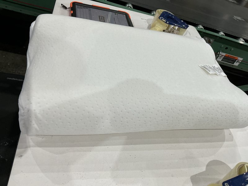 Condition photo showing Good Condition for uttu cervical pillow for neck pain relief, memory foam neck pillow for sleeping, adjustable orthopedic sandwich pillow, contour cooling for side back stomach