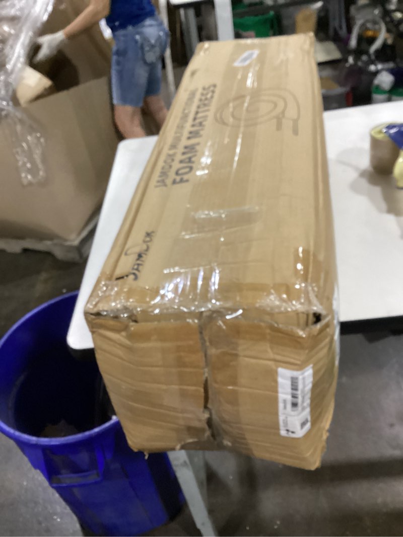 Condition photo showing New/Like New for jamdok 3inch cot mattress topper,narrow twin foam mattress for camping cot,sofa bed,pull out chair cushion,portable,roll up surpportive sleep pad(75 x 30) 75x30x3 in-medium firm