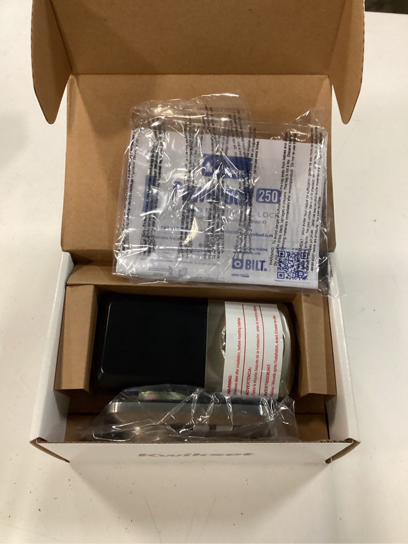 Condition photo showing Good Condition for kwikset powerbolt 250 satin nickel electronic deadbolt smartkey with keypad