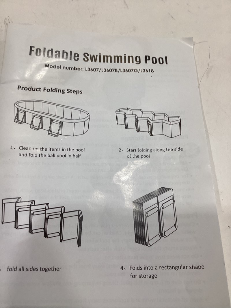 foldable swimming pool