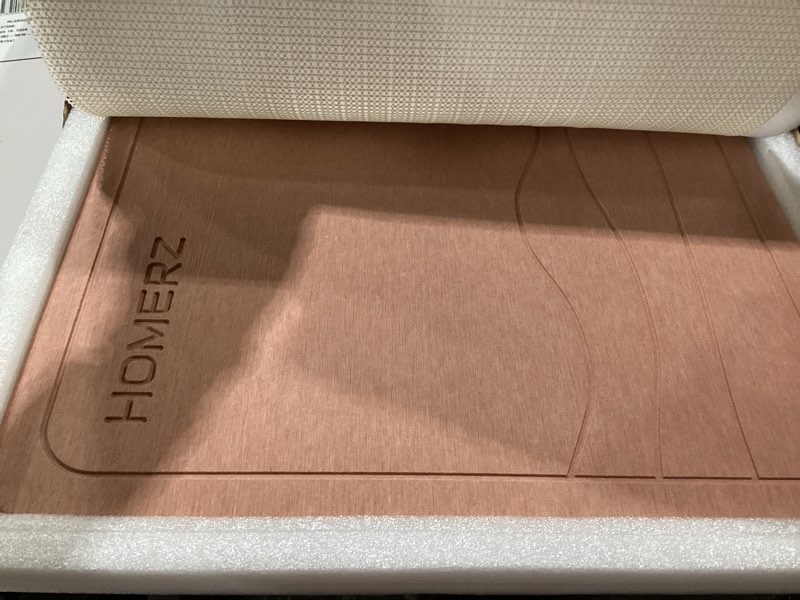 Condition photo showing New/Like New for Homerz Stone Bath Mat – Premium Diatomaceous Earth Bath Mat, Rock Absorbent Bath Mats for Bathroom, Modern Stone Drying Mat, Shower Mat Outside Shower, Tapetes para Baño 23.6"x15.3" Pink