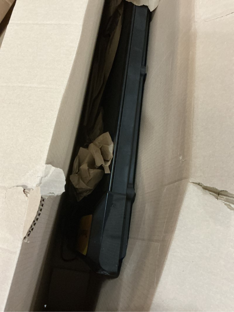 Condition photo showing As Is for Walking Treadmill Pad with Incline,Walking 2.5HP for Home and Office, 265Lbs Weight Capacity,Treadmill with APP &Remote Control, LED Display Yellow