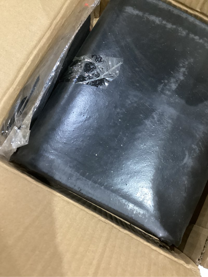 Condition photo showing As Is for 7 x 10 ft pond liner, 20 mil pond liners for outdoor ponds, hdpe pond liner easy cutting puncture resistant, pond liners for water garden fountain waterfall, koi fish aquaculture pond 7x10 ft