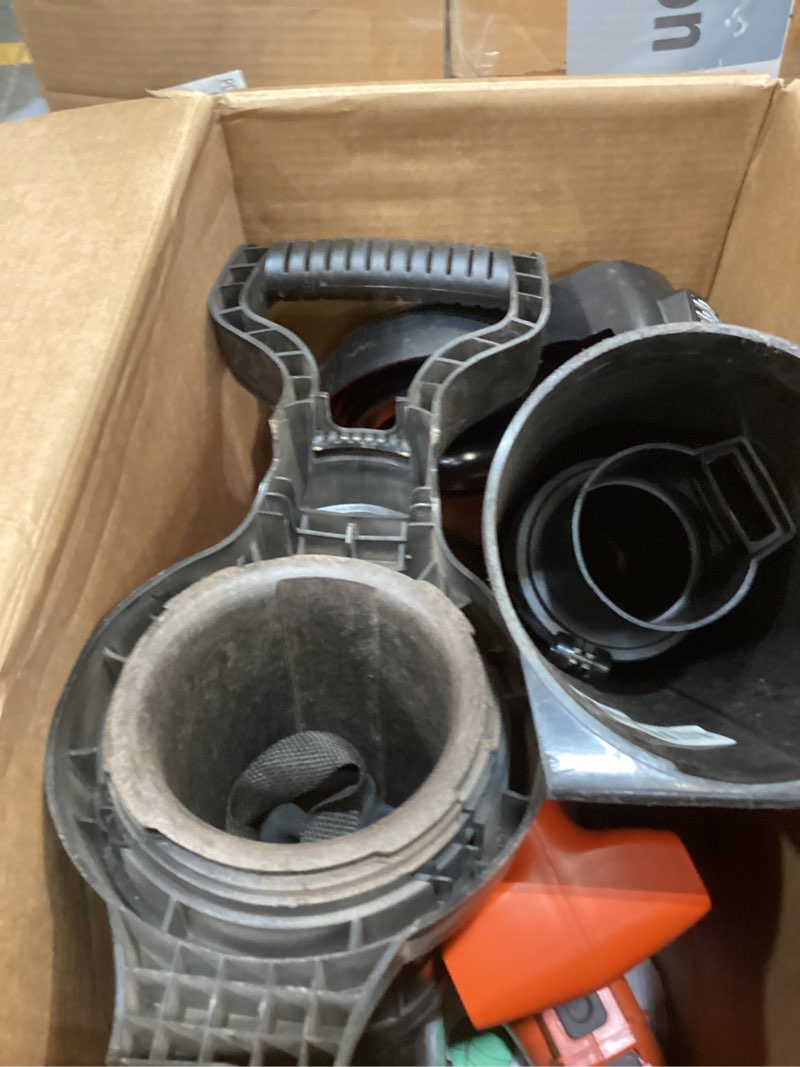 Condition photo showing New/Like New for black+decker leaf blower leaf vacuum and leaf mulcher 3-in-1, electric blowers for lawn care, 12 amp, 250 mph, 400 cfm (bv6000)