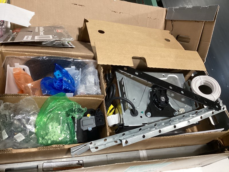 Condition photo showing As Is for genie stealthdrive 7155 connect smartphone-controlled belt drive garage door opener - 1 each