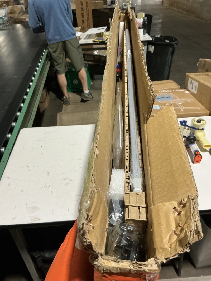 Condition photo showing New/Like New for magnetic mobile white board, 48 x 24 double sided dry erase board rolling whiteboard aluminum frame standing whiteboard on wheels white 48 x 24 inch