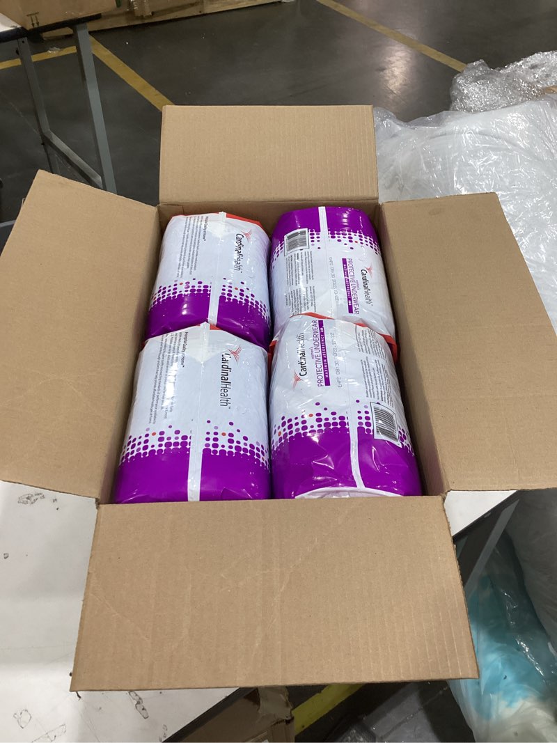 cardinal health™ women's protective underwear, sure care™ super, maximum absorbency, white, large, case of 72 large case of 72