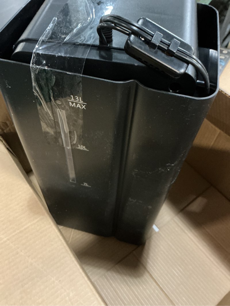 Condition photo showing As Is for 13L/3.43Gal Humidifier Large Room, 800ft² Coverage, 100H Runtime, Auto Humidity Control, Top Fill, Humidifiers for Bedroom, 35dB Quiet, Sleep Mode, Aroma Diffuser, 24H Timer, Auto Shut-off Protection Black