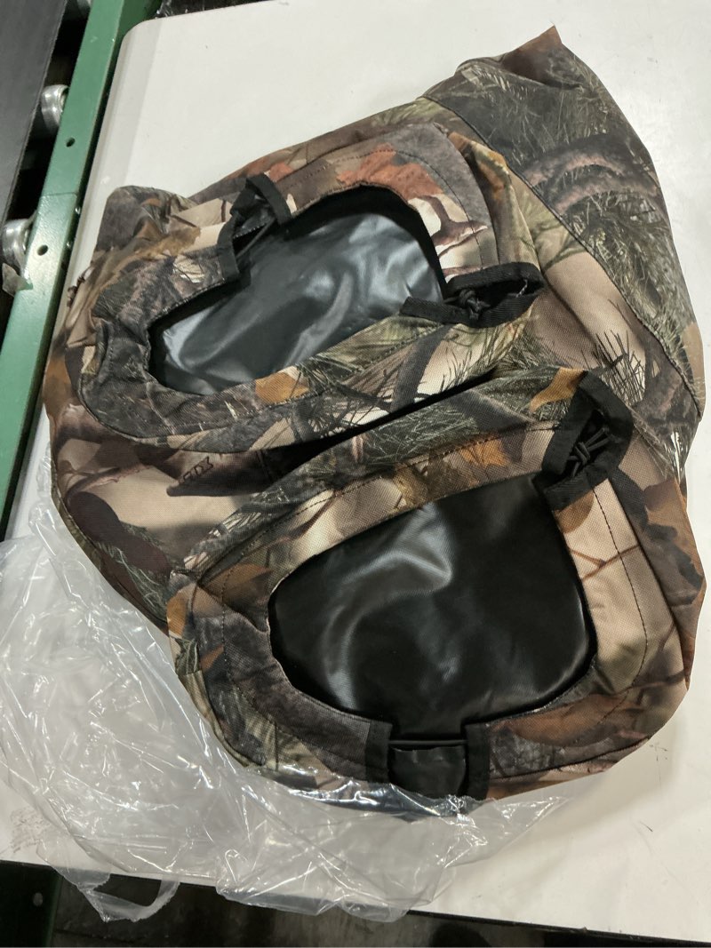Condition photo showing Good Condition for kemimoto utv seat cover, bucket cushion sleeve set camo, compatible with rhino 450 660 700, fits with rhino bucket seat cover with headrest cover