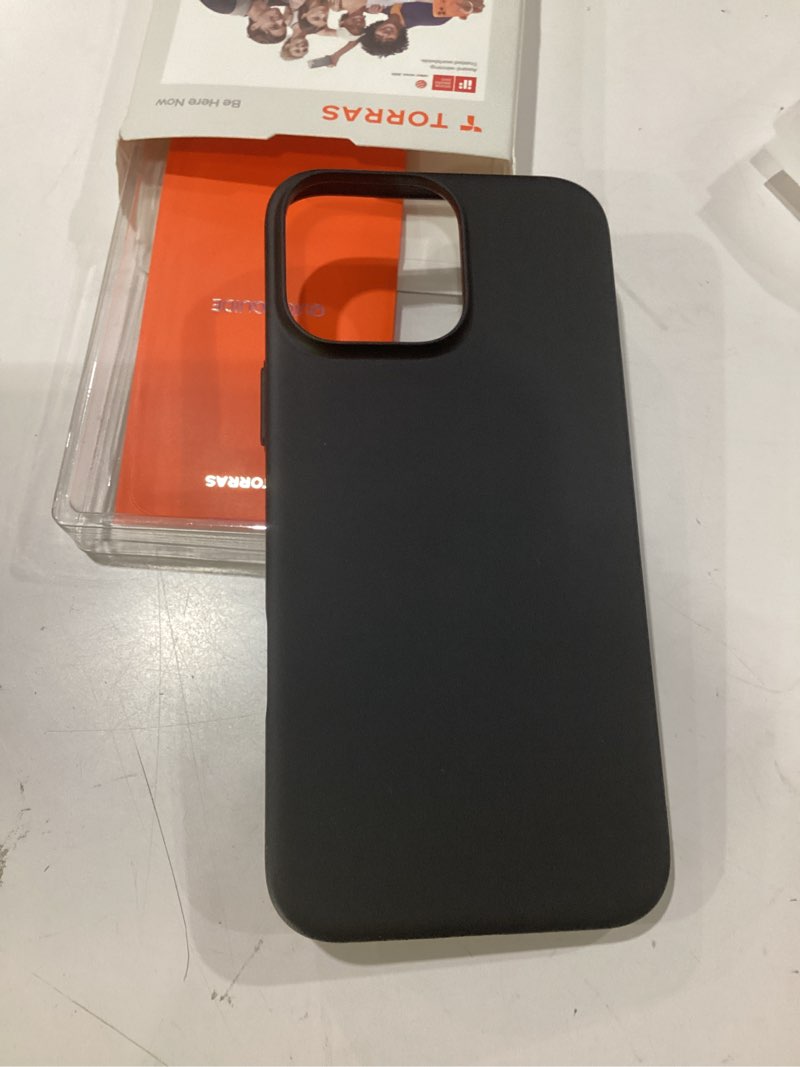 Condition photo showing New/Like New for torras magnetic slim-fit for iphone 16 pro max case 6.9 inch, ultra-thin 16 promax phone case compatible with magsafe, light anti-scratch matte hard pc bayer originfit, black 1-black titanium