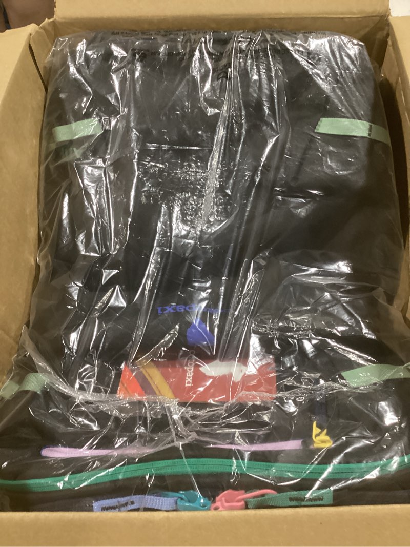 Condition photo showing Good Condition for cotopaxi allpa 35l travel pack del dia dark - one of a kind! no bags are the same!