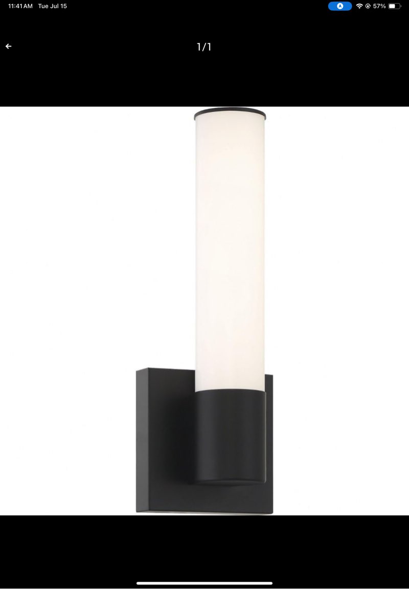 Vantage LED Wall Sconce in Coal