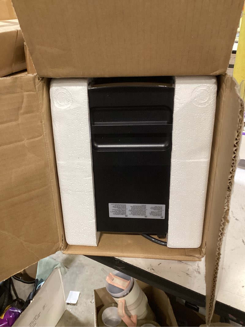 Condition photo showing As Is for silonn nugget ice maker countertop, ice basket with handle, quiet operation & self cleaning ice machine, chewable ice, 33 lbs/24h, portable pellet ice maker with scoop for home, kitchen and office stainless steel-detachable nugget ice-33 lbs