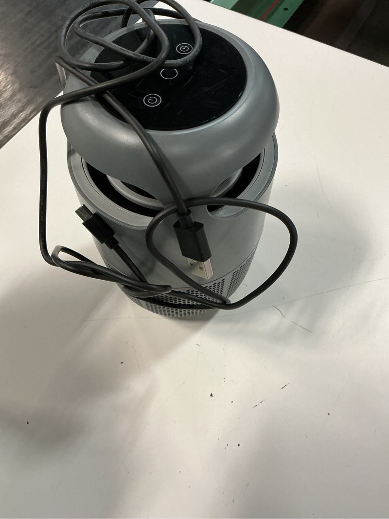 Condition photo showing As Is for stem uv light & glue flying insect trap starter kit, pet friendly fan bug trap