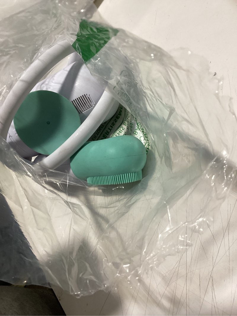 Condition photo showing Good Condition for frida baby control the flow bathtub sprayer attachment for baby bathtub, shower head with scalp massager, control waterflow with 2 pressure modes
