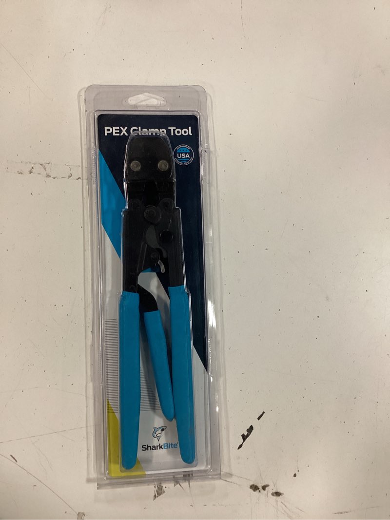 Condition photo showing As Is for SharkBite 24694Z 3-Handle 3/8-in to 1-in PEX Clamp Tool