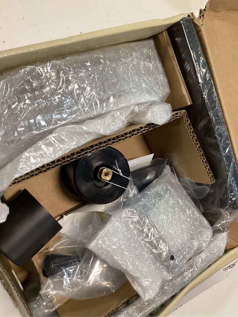 Condition photo showing Good Condition for allen + roth veda matte black 1-handle single function 6-in square bathtub and shower faucet ( valve included )