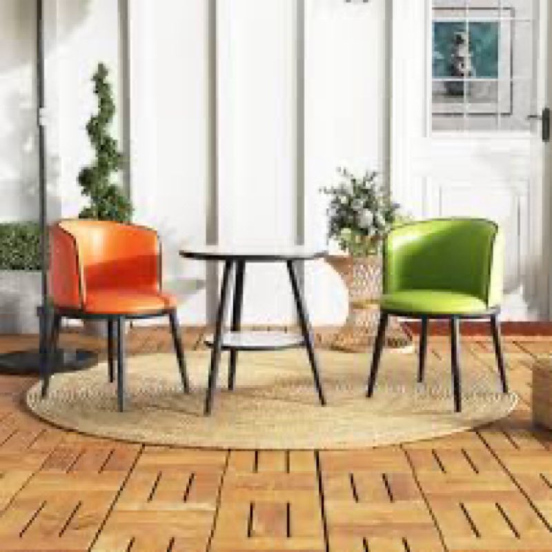 2 - Person Three Leg Round Dining Table Set