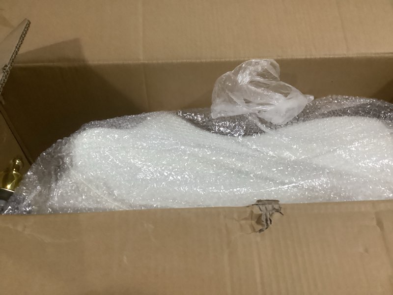 Condition photo showing Good Condition for female mannequin torso for sewing: adjustable height from 47.2 to 74.8 inch female dress form for sewing and clothing display - pinnable mannequin with support metal base stand white and gold