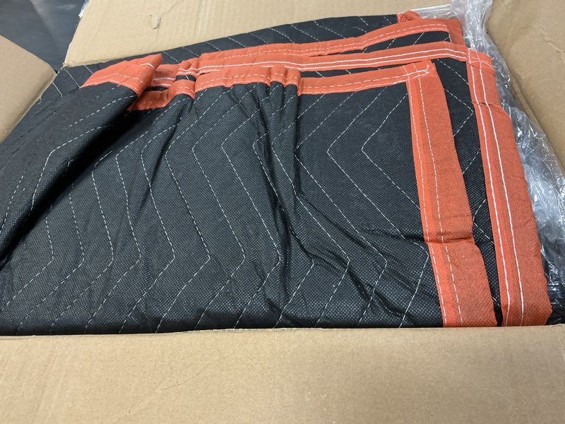 Condition photo showing As Is for Simpli-Magic Heavy Duty Padded Moving Blankets 72" x 40" – 12 Pack – Packing Blankets, Furniture Cov