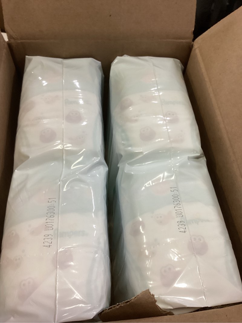 Condition photo showing New/Like New for Pampers Diapers - Baby Dry - Size 0, 104 Count, Absorbent Disposable Newbort Diaper (Packaging May Vary) Newborn 104