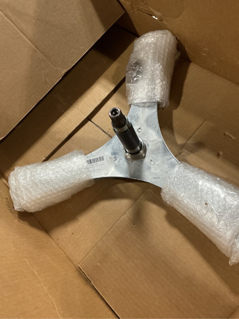 Condition photo showing New/Like New for dc97-17004b washer flange shaft assembly compatible with samsung washing machine, with dc60-40137a spider hex bolt (6 pack) replace dc97-17004a dc97-17004e ap5800144, 3 year warranty