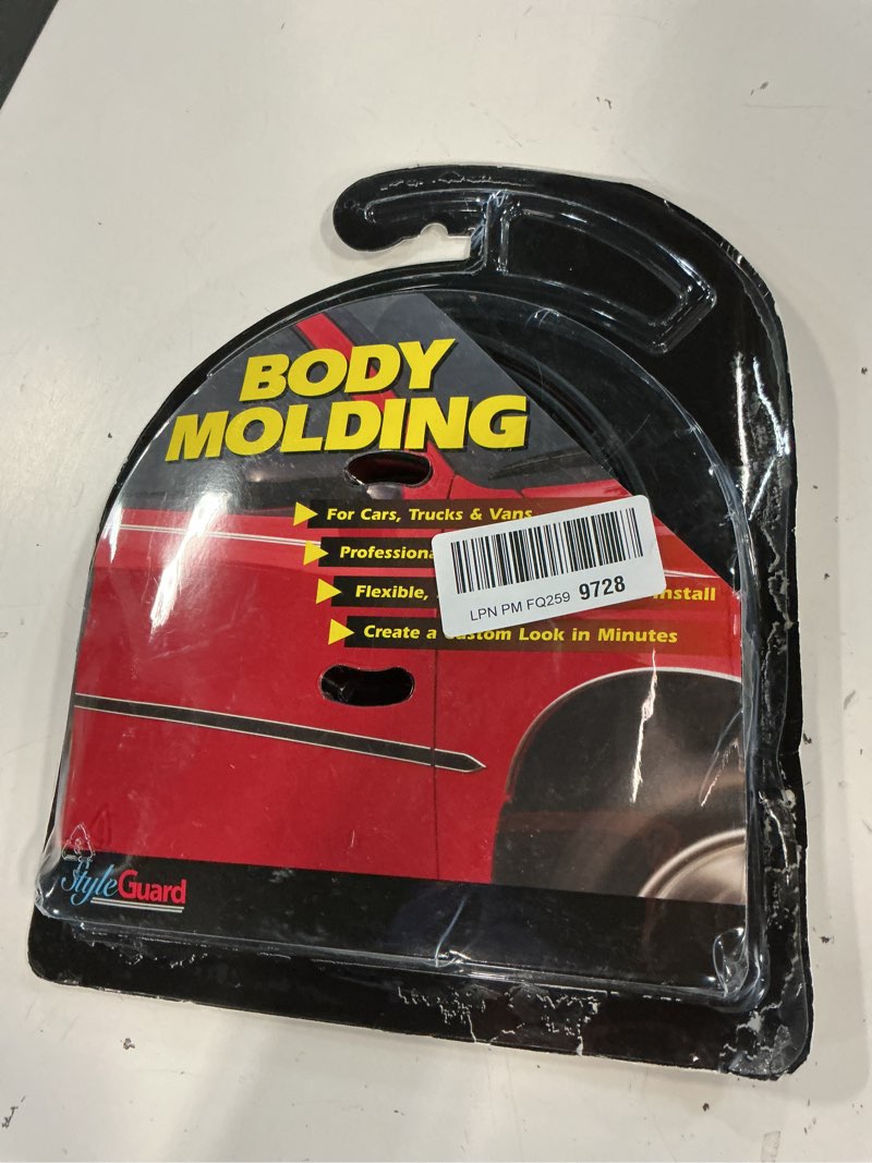 Condition photo showing New/Like New for style guard wheel & body molding 5/8”x14’ black open box