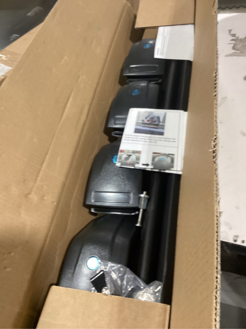 Condition photo showing New/Like New for Roof Rack Cross Bars Fit for Buick Encore 2013 2014 2015 2016 2017 2018 2019 2020 2021 2022 Luggage Lockable Crossbars Carrier Cargo Bar Accessories (with Flush Side Rails) Fit for 13-22 Encore