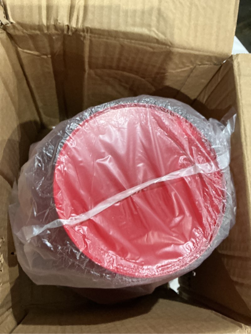 Condition photo showing Good Condition for obtanim 7 pack red metal buckets with handle galvanized ice pails for plants, succulents, party favors organizing, rustic home decor or classrooms pencil storage (9.1 x 6.7 inch) 9.1 x 6.7 inch red