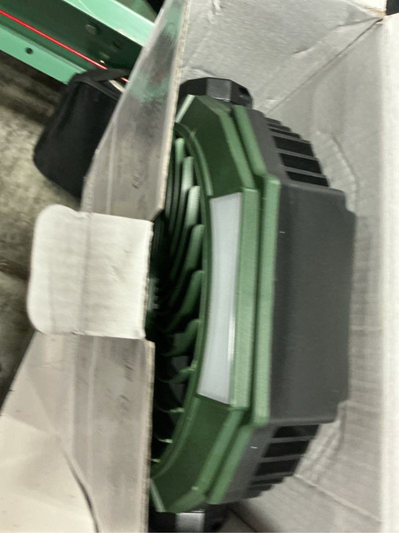 Condition photo showing Good Condition for frizcol 3-in-1 camping fan - portable fans rechargeable - 24000mah battery powered fan with light & remote for indoor, outdoor, tent, travel, fishing, jobsite, gifts for men dad him - green