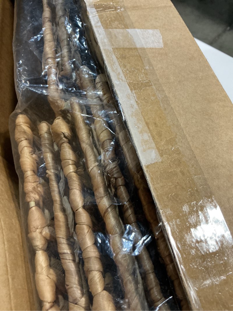 Condition photo showing New/Like New for 11x11x11in Water Hyacinth Storage Baskets, 11 Inch Cube Storage Bins, Woven Baskets for Storage, Wicker Storage Basket for Shelves Set of 3