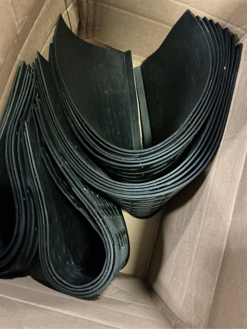 Condition photo showing Good Condition for rubber-cal chelsea rubber stair mats - 9.75" x 29.125" - 6 pack