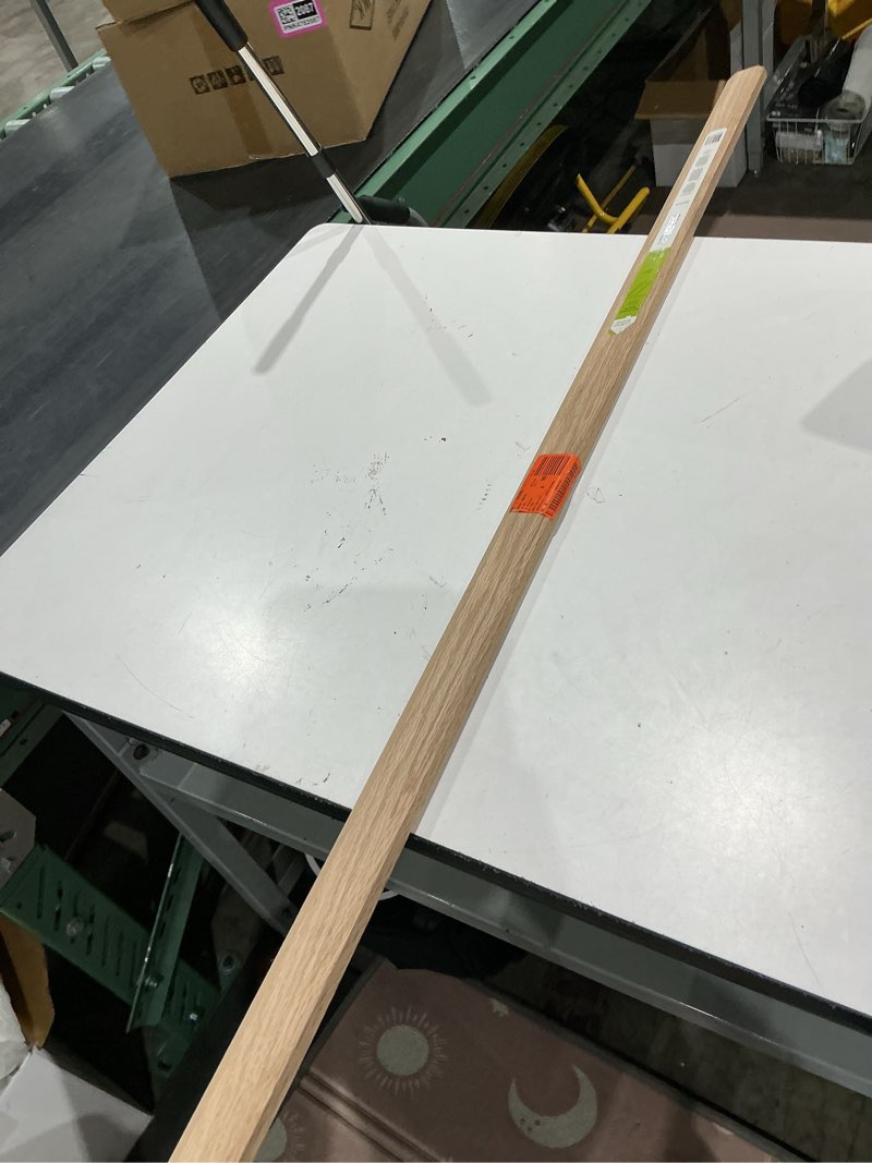 Condition photo showing Good Condition for solid hardwood unfinished 0.38 in. t x 2 in. w x 78 in. l multi-purpose reducer molding