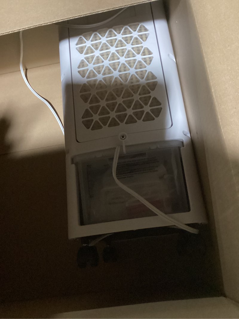 Condition photo showing Good Condition for uthfy portable air conditioners, 3 in 1 evaporative air cooler with detachable water tank, 6 ice packs, 12h timer, 120° oscillation, remote, 3 speeds, 4 modes, swamp cooler for bedroom, office white 22 inch