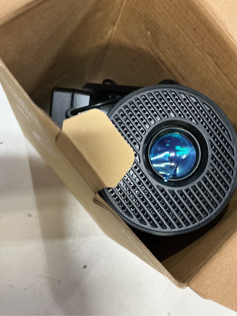 Condition photo showing Good Condition for [built-in apps & 2026 upgraded] mini projector with wifi 6 and bluetooth 5.4 support 4k 1080p auto keystone 180° rotatable projector portable compatibile with hdmi/tv stick/memory stick/laptop black