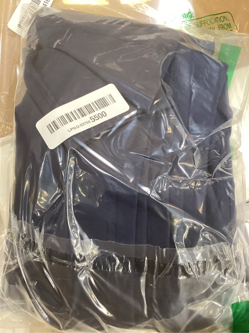 Condition photo showing New/Like New for yoga scrub pants women high-rise straight leg uniform cargo bottom with yoga waistband,5 pockets & 4-way stretch tall x-large navy