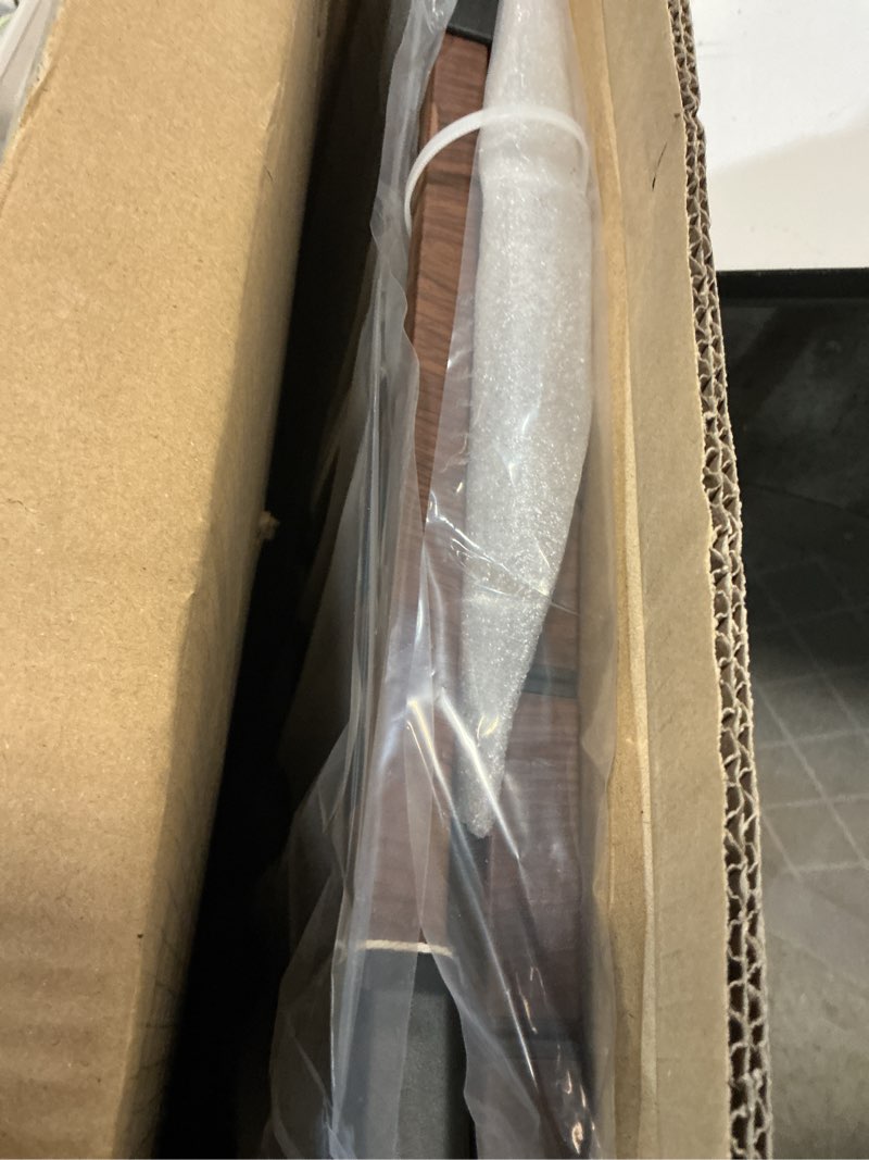 Condition photo showing New/Like New for Mom's Choice Award Winner-BABELIO 26-40" Metal Baby Gate with Black Wood Pattern, PressGuard C5 Easy Install Pressure Mounted Dog Gate for Stairs and Doorways, with Wall Protectors and Extension Kits Black Wood Pattern 30"Tall 26"-40" Wide