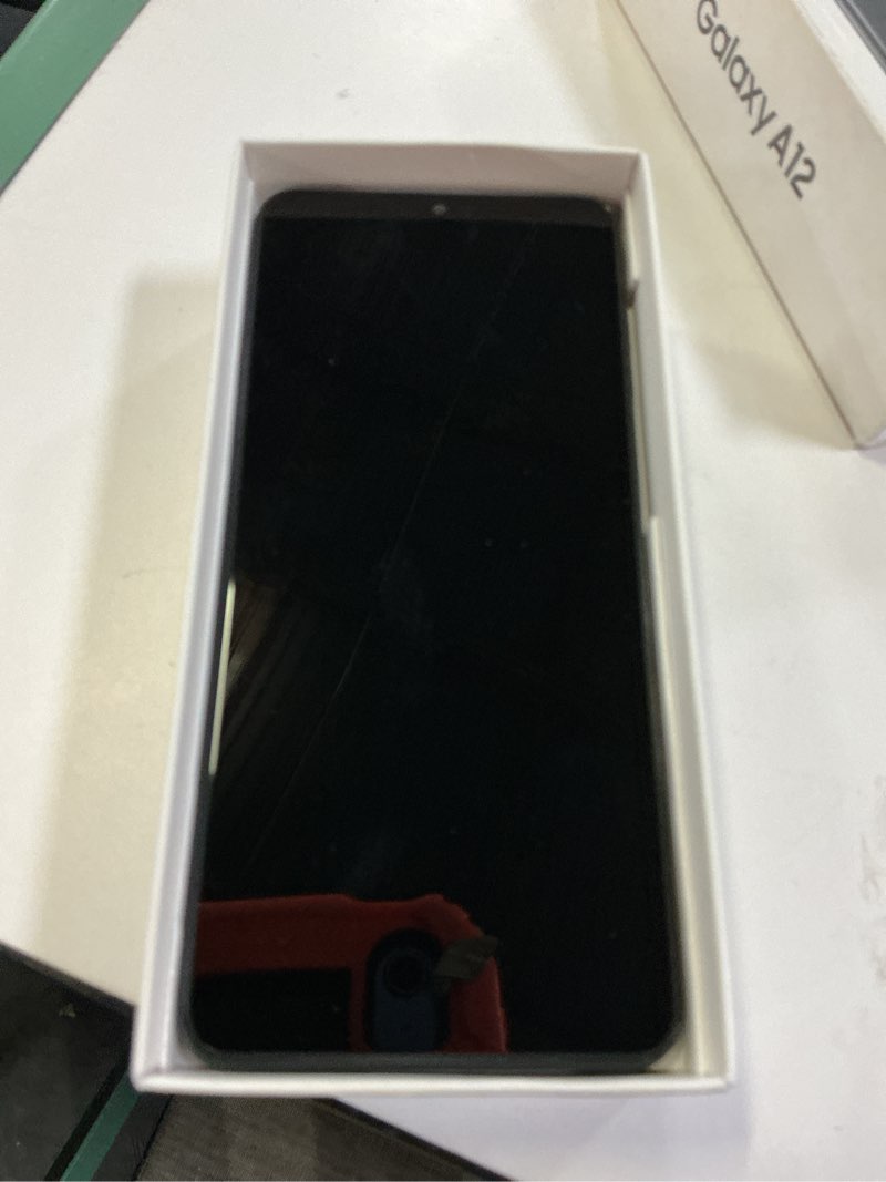 Condition photo showing Good Condition for samsung sm-a125u galaxy a12 6  display 32gb gsm lte us cellular smartphone  black.  *** working condition verified. no network or connectivity tests were performed.bidder be advised ***