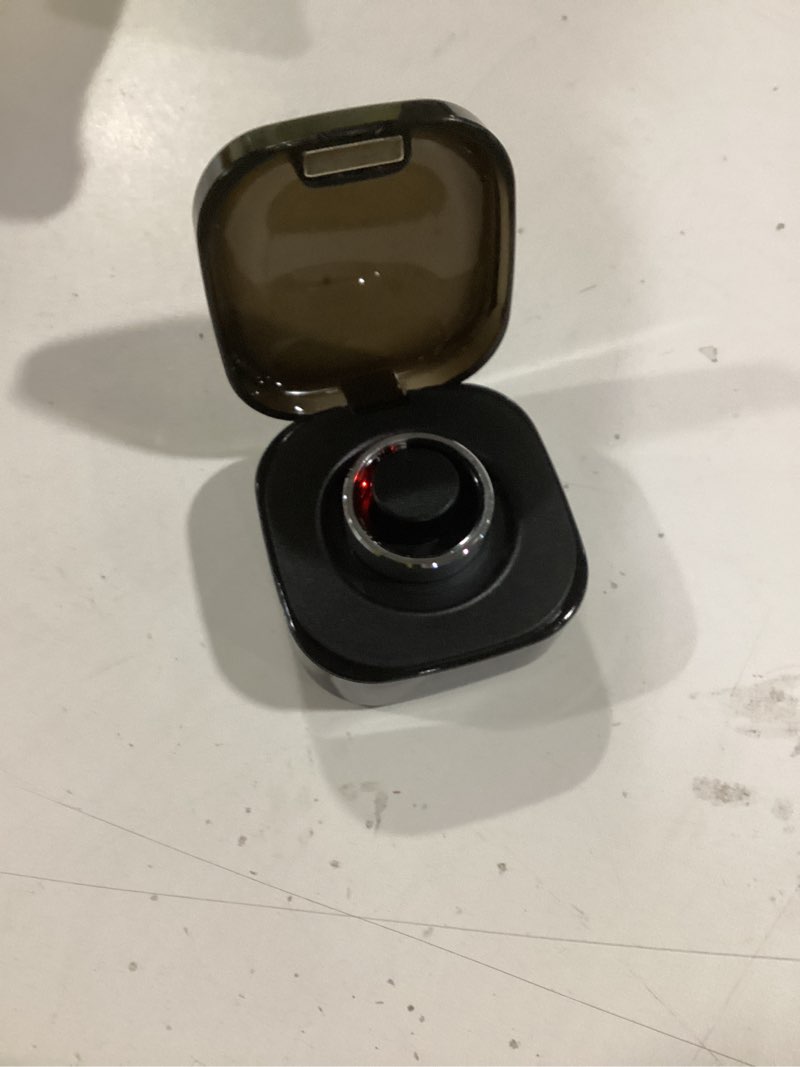 Condition photo showing Good Condition for “”similar-to””smart health ring 2.0 for women men, slim scratch & fingerprint resistant design, efficient chip fitness tracker, monitors heart, blood oxygen & pressure, sleep, steps, waterproof, silver 9 #9 silver