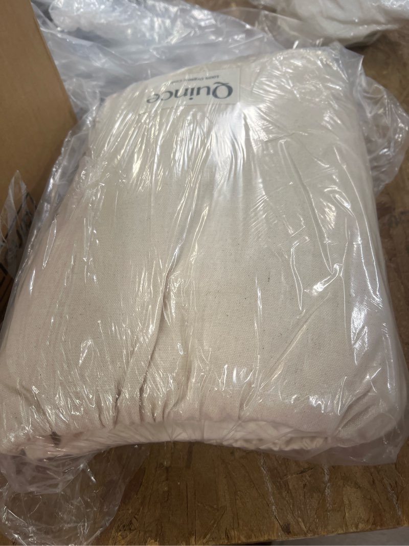 Condition photo showing Good Condition for organic waterproof mattress protector, queen, natural