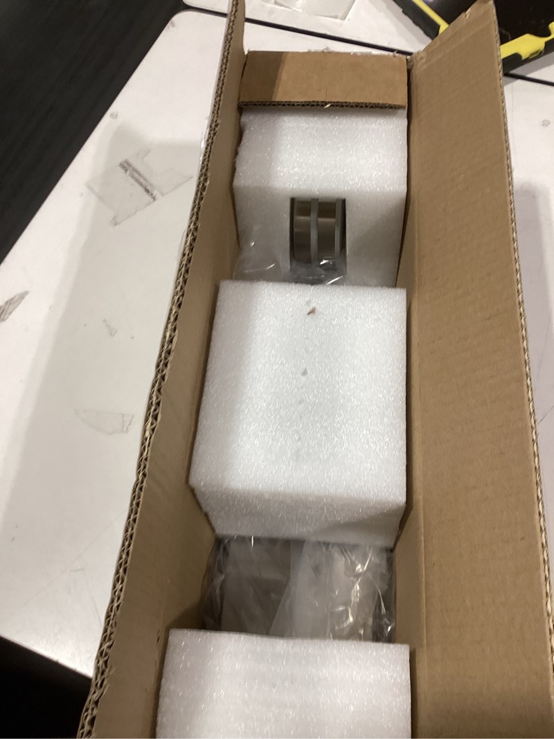 Condition photo showing New/Like New for 3-light bathroom vanity light, brushed nickel bathroom light fixtures over mirror, led vanity lights with 360°rotating lamp head(24in) nickel-dimmable 3-light,24inch