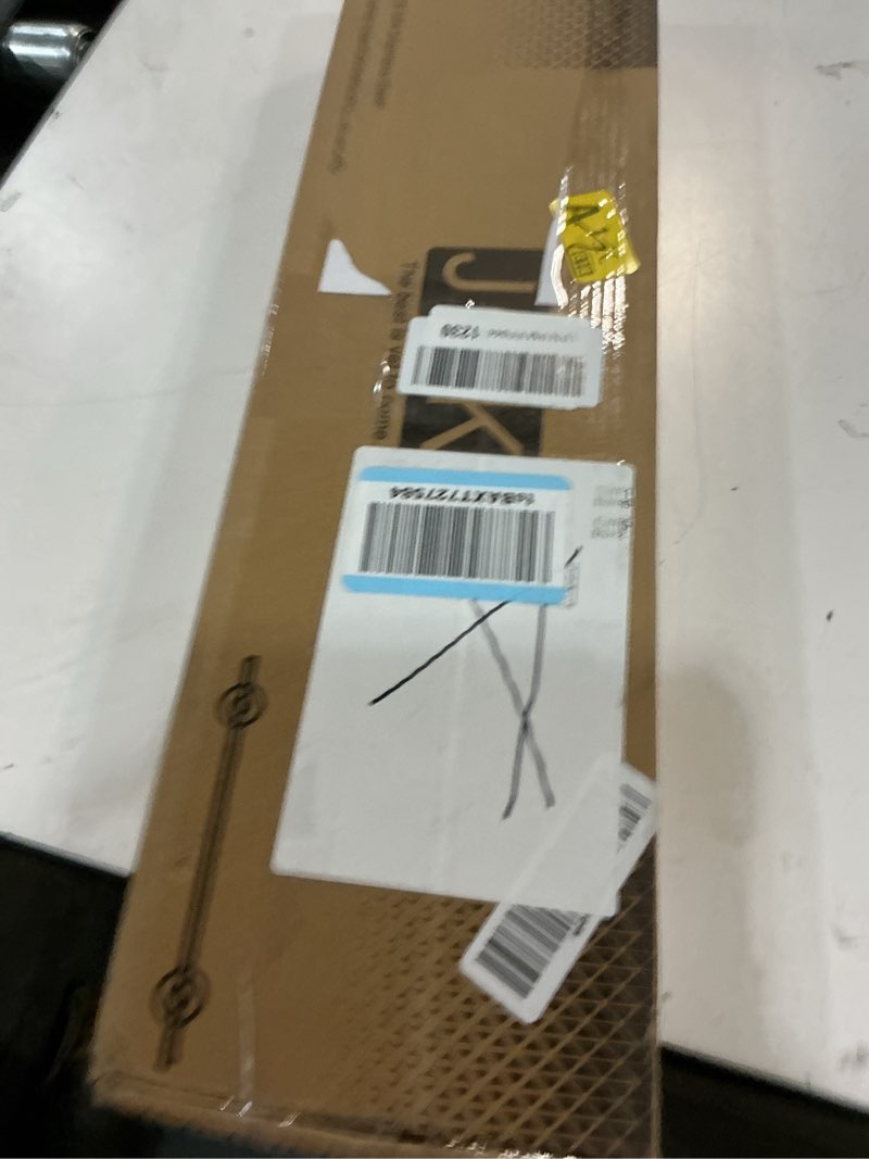 Condition photo showing New/Like New for JQK Bathroom Glass Shelf Chrome, Tempered Glass Shower Storage 20 by 5 inches, 304 Stainless Steel Polished Chrome Wall Mount, TGS121L20-CH 20 Inch Chrome