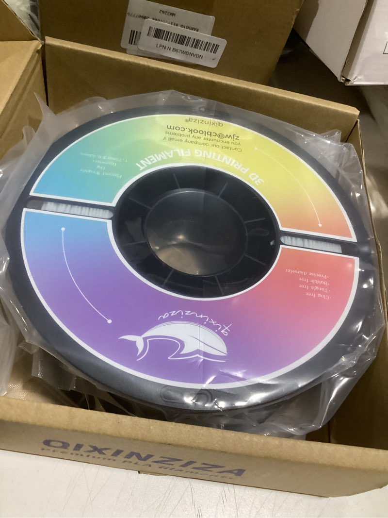 Condition photo showing Good Condition for glitter pla filament, twinkling 3d printer filament, pla filament 1.75mm dimensional accuracy ±0.02mm, 1kg spool (2.2 lbs), fit most fdm printers (glitter white)