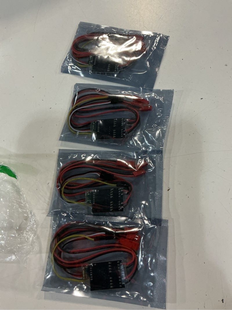 Condition photo showing New/Like New for bidirectional 5a esc brushed speed controller dual way esc 2s-3s lipo for rc model boat/tank 130 180 brushed motor spare parts(4pcs)