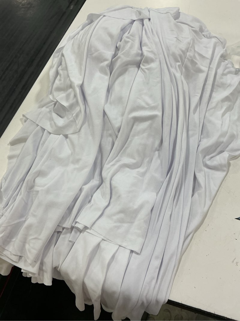 Condition photo showing Good Condition for decorrack table skirt, 29 in x 14 ft -bpa free- plastic tableskirt, disposable, reusable, rectangular tablecloth skirt, white (1 pack)
