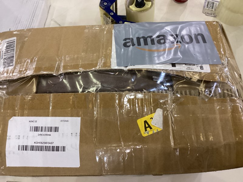 Condition photo showing New/Like New for Amazon Basics Brushed Microfiber Quilt Set, Extra Soft with Natural Texture, 3-Piece,King, Brown King quilt set Brown