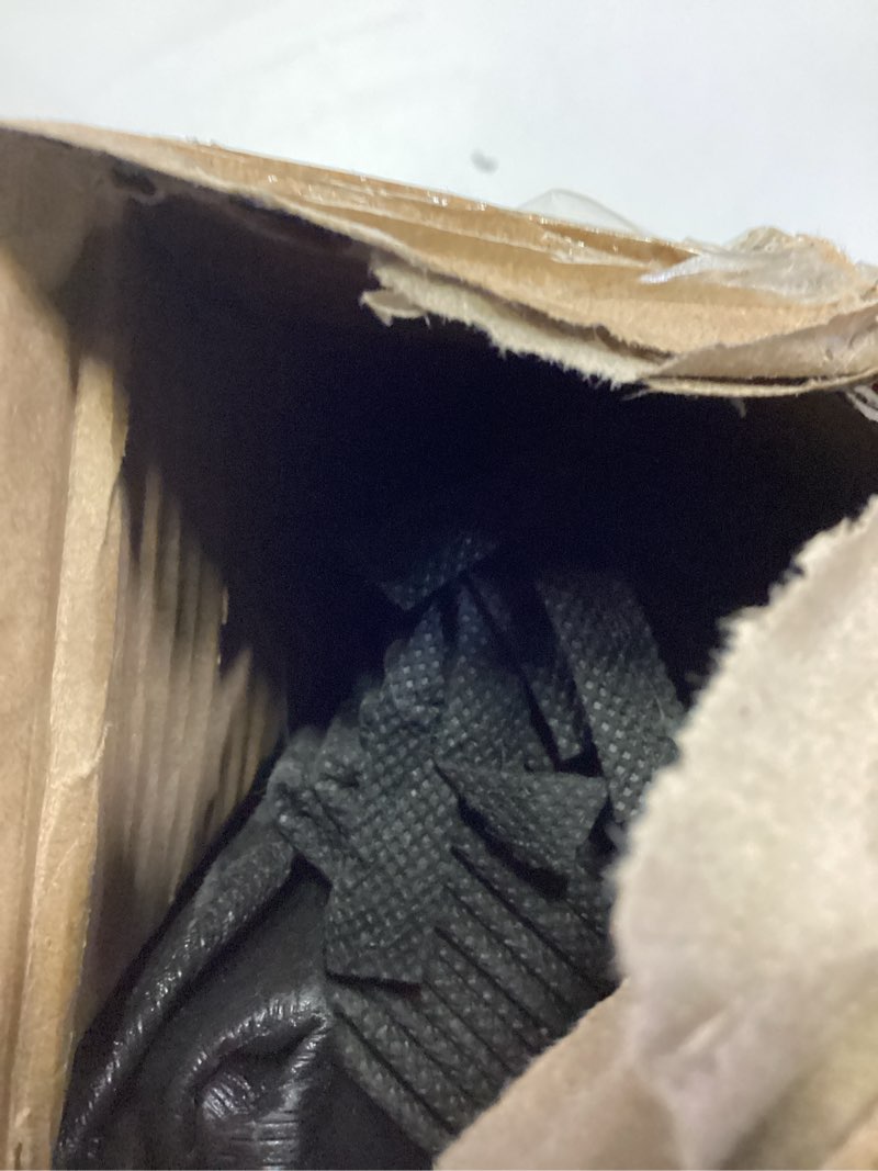 Condition photo showing As Is for ppn dresser with 6 fabric drawer stand desktop sturdy metal plastic support tube cube storage cabinet for living room, bedroom organization dorm front hall entryway black