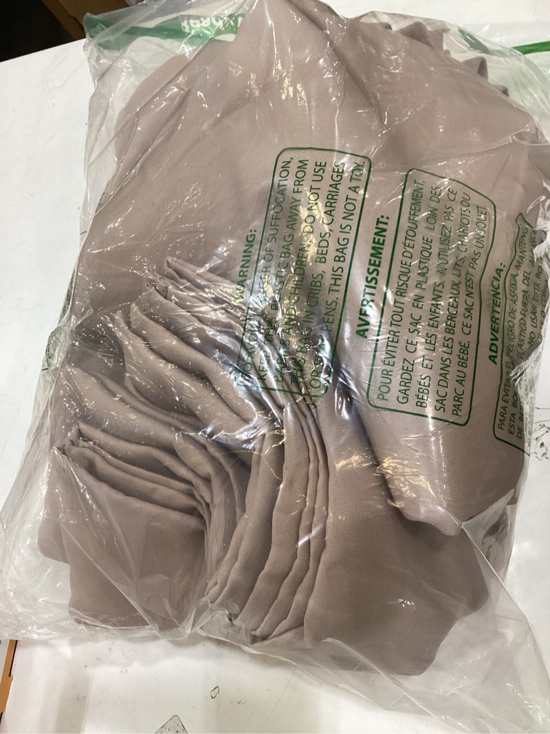 Condition photo showing Good Condition for nicetown door curtain for closet doors 80 inches long 1 panel, blackout doorway curtain for open closet bedroom, room divider living room for privacy (taupe, 1 panel, 46w x 80l) taupe 46"w x 80"l (pack of 1)
